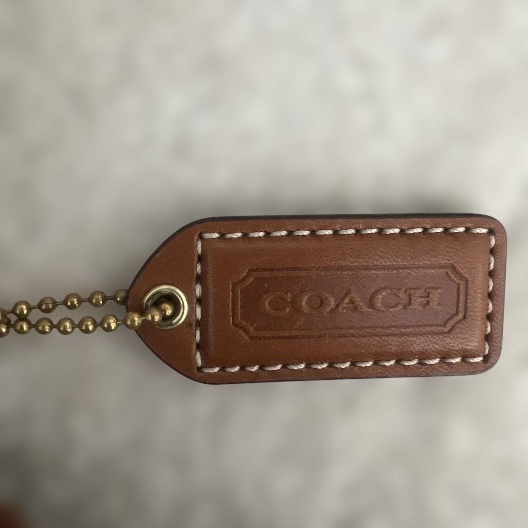 Condition Coach Shoulder Bag Patchwork Denim Canv… - image 8