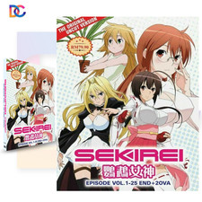 DVD Anime Uncut SEKIREI Series Season 1 2 1-25 End  2 OVA English Dub/Audio