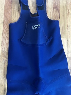Vintage Stream Line PRO Neoprene Fishing Waders Men's 10 Made in USA Chest Wader