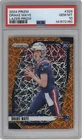 Drake Maye 2024 Panini Prizm Orange Lazer Rookie RC Patriots PSA 10