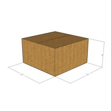 150 11x11x6 Kraft Brown Corrugated Shipping Boxes 32 ECT New