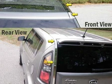 Stainless Steel Roof Insert 8Pc Fits 2010-2013 Kia Soul