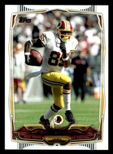 2014 Topps #124 Leonard Hankerson Card Washington Redskins
