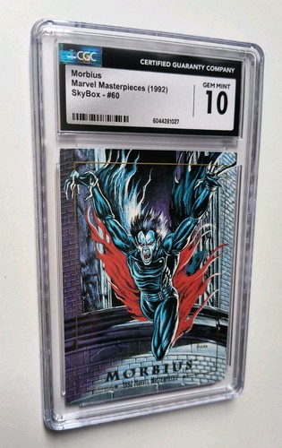 1992 Marvel Masterpieces MORBIUS Skybox #60〰️CGC GEM MINT 10 (Spider-Man/Blade)