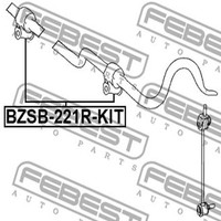 Febest Lager Stabilisatorlager Stabilager Hinten Links Rechts
