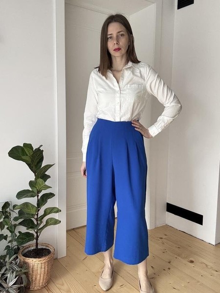 Women Ted Baker Trousers Navy  M