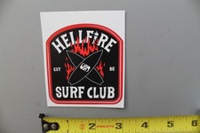 Quiksilver Stranger Things Hellfire Surf Club Red OG QS1 Vintage Surfing STICKER
