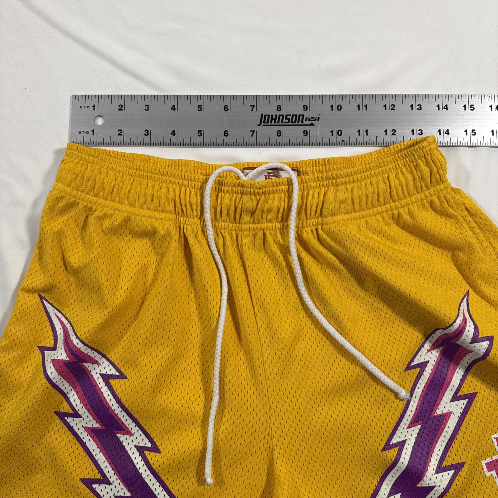 Eric Emanuel EE Basic Lightning Bolt Mesh Yellow … - image 5