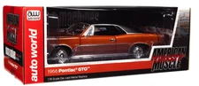 Auto World American Muscle Hemmings 1966 Pontiac GTO 1:18 Diecast Car AMM1346