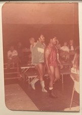 Found Vintage Original Photograph Rocky Johnson And Whaley Wrestler Americana