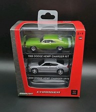 Greenlight 2-Pack 1968 Charger with 2008 Hemi Charger SRT Limited Edition Rare