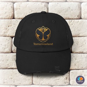 DISNEYLAND BLACK DAD HAT TOMORROWLAND FRONTIERLAND ANDVENTURELAND FANTASYLAND Four Lands Disneyland Hat: Adult & Kids Trucker Snapback  main image 4