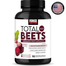 Force Factor Total Beets Soft Chews 90 Ct Acai Berry Heart Energy Exp 11/2027