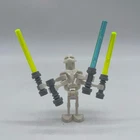 Lego  #7656 ~ Star Wars General Grievous Minifigure (SW0134a) ~ No Cape