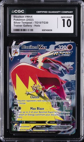 Blaziken VMAX graded CGC 10 for sale on eBay