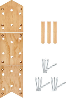 Wall-Mounted Climbing Pegboard with Dowel Pegs for Fitness Training