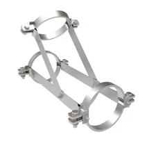 HOLD RITE 117-12W NO-HUB RESTRAINT 12" GALVANIZED STEEL 50 FT. HP