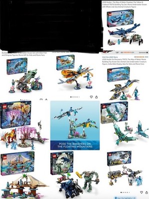 LEGO Avatar COMPLETE SERIES 1 & 2 Way Of The Water Jake and Neytiri 