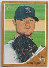 2011 Topps Heritage #187 Jon Lester Boston Red Sox