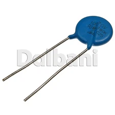 5pcs 10D390K Metal Oxide Varistor Volt. Dependent Resistor 39V 25V AC 31V DC