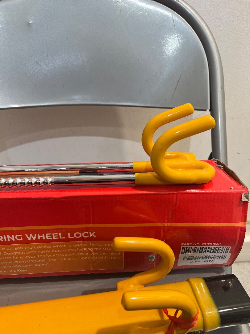 BNIB GADLANE twin bar steering wheel lock CG T14 eBay