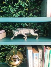 Large Silver Wild Animal Ornament