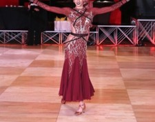 Ballroom competition dress Dore smooth