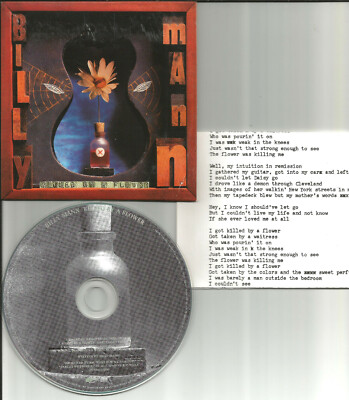 BILLY MANN Killed w/3 RARE ACOUSTIC TRX PROMO CD single
