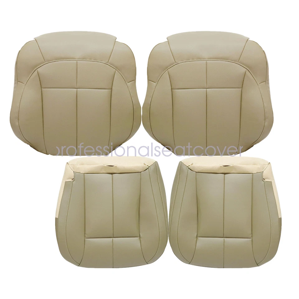 Cubierta de asiento de cuero tostado para conductor/pasajero Jeep Grand Cherokee 1999-2004 Foto 2 de 4