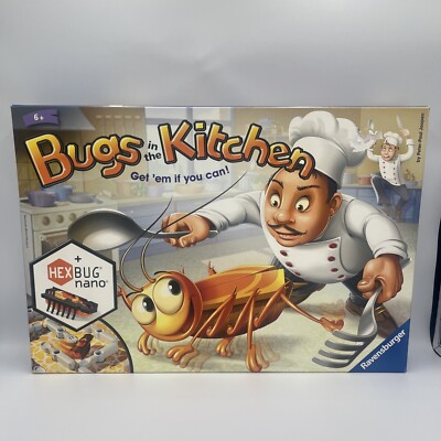  Ravensburger Bugs In The Kitchen Hex Bug Nano Brettspiel 2013 vollständig funktionsfähig