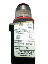 Allen-Bradley Catalog 800MR-P16S Series D Red Indicator Light