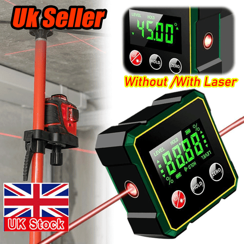 360° Magnetic LCD Digital Level Angle Finder Protractor Inclinometer Gauge BO