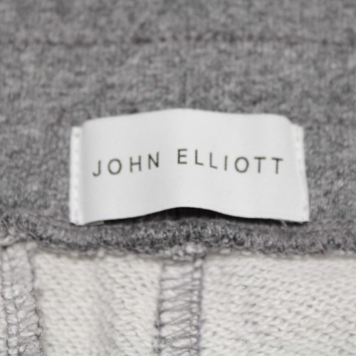 John Elliott Sweat Pants / Joggers Size 3 Large In Solid Gray Cotton Blend - Picture 4 of 9