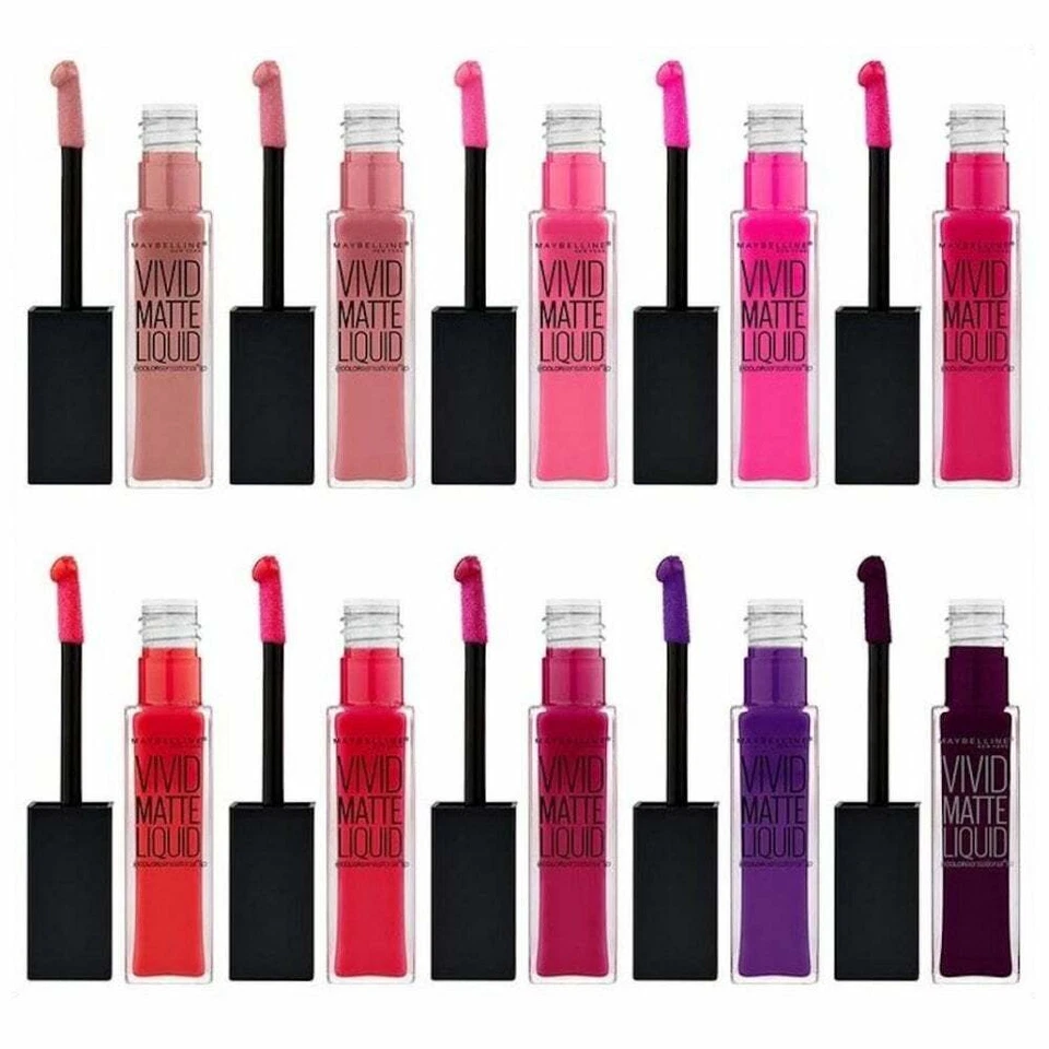 Maybelline Vivid Matte Liquid Lip Gloss - Choose Your Shade