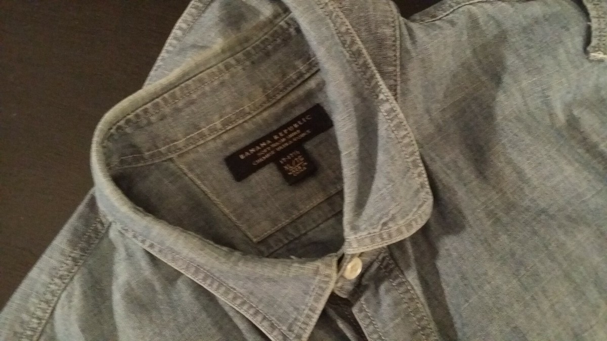 Chemise Manches Courtes Banana Republic - Taille S, à Carreaux Multicolore - Occasion Très Bon état