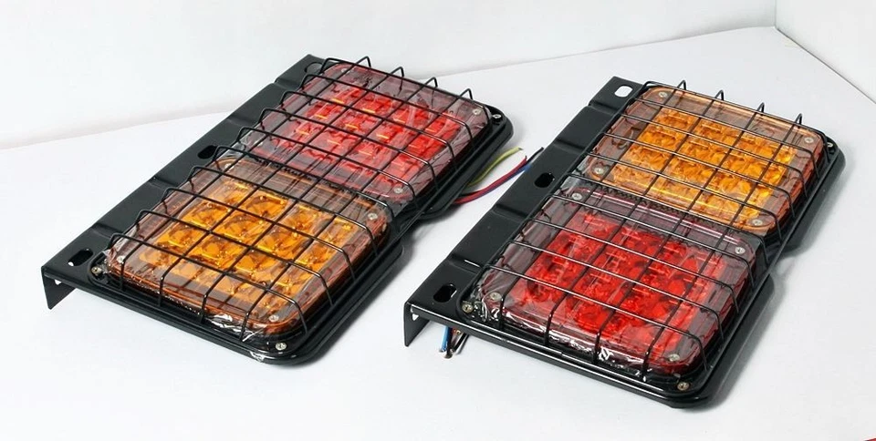 LED HINO TRUCK ISUZU RANGER FUSO FV FK FM FIGHTHER TRUCK TAIL LIGHT LAMP PAIR - Image 2 of 3