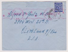 All.Bes./Gemeinsch.Ausg. Mi. 934 EF, M&uuml;nchen 34, 27.6.47 - USA, US-BRS-Zensur
