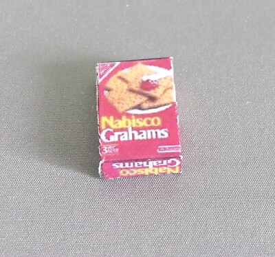 Dollhouse Miniature 1:12 Scale Nabisco Grahams Box (Non Opening)  #5180