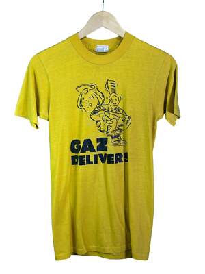 Vintage 80's Billings Gazette Gaz Delivers Graphic Tee Size Small
