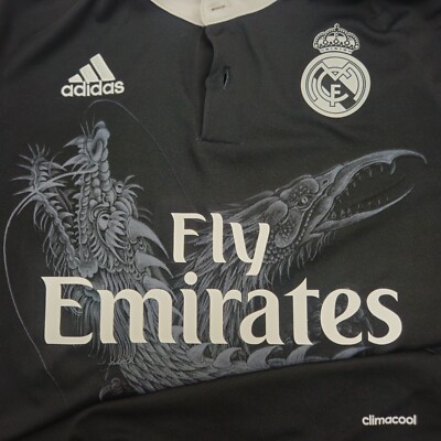 Real Madrid Dragon Y3 Third 14/15 Authentic MEDIUM Yohji Yamamoto