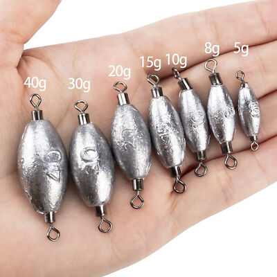THKFISH Fishing Sinker Quick Release Tear Drop Shot Weights