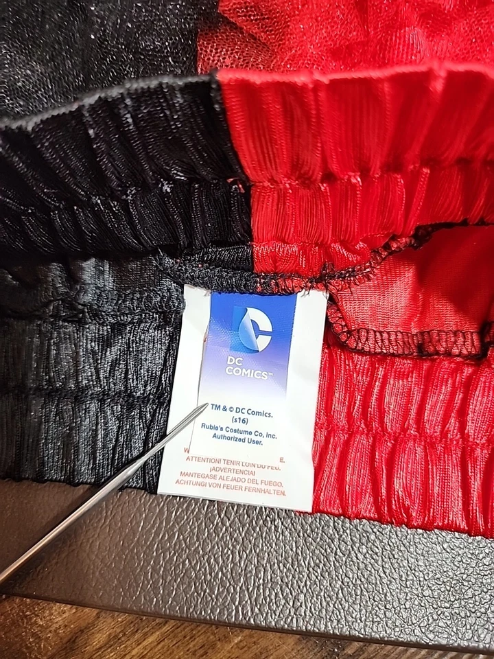 Harley Quinn DC Comics Falda de Tul Disfraz de Halloween OSFM Hasta Talla 8... Foto 2 de 3