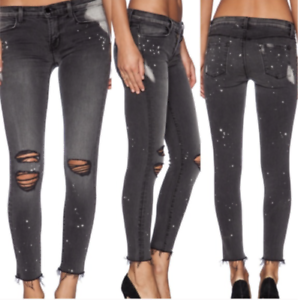 ladies cropped skinny jeans