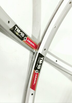 ARAYA TM-18 Double Wall MTB 32 Loch Felgen Silber RAR BJ 1992 500g
