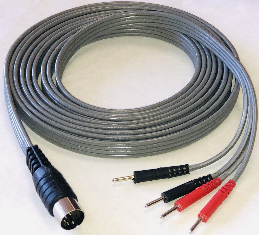 NEW 2024, Electrode Lead Wire 120" for ROSCOE MEDICAL, QUATTRO 2.5, Muscle Stim