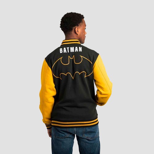 Batman DC Comics Fleece Varsity Jacket - Picture 2 of 5
