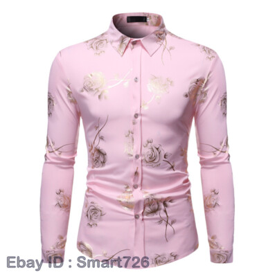 rose dress shirt for men Ash & Erie Pink Wrinkle Resistant Dress Shirt for Short Men Pink / 15 / Slim