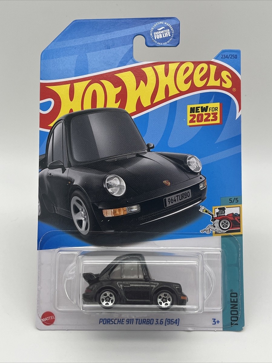 2023 Hot Wheels Porsche 911 Turbo 3.6 964 Black 234/250 - 2023