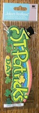 Jolees Holiday St Patricks Day Scrapbook Stickers Shamrock Clover Leprechaun