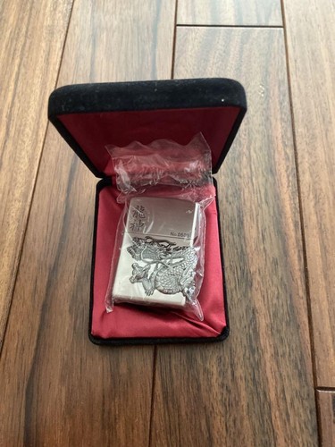 Accendino Zippo Dragon Dragon God 3D metallo finitura 3 lati oggetto mai usato dal Giappone - Foto 2 di 4